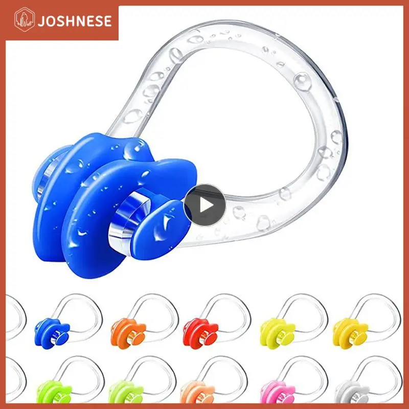 

Nose Clip Multiple Colors Showcasing Quality Swimming Accessories Does Not Harm The Skin Comfortable To Wear Soft And Fitting