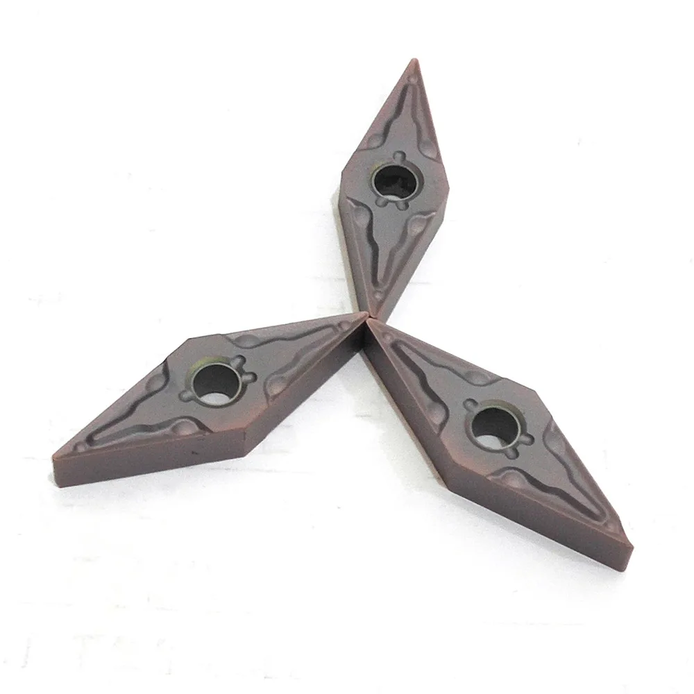 

10pcs VNMG160404-MA UE6020 VNMG160408-MA UE6020 VNMG160404/08 MA VP15TF CNC blade carbide blade machining steel