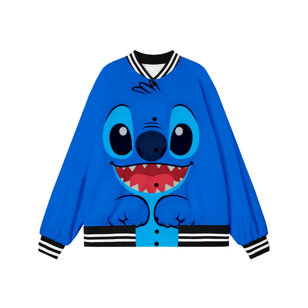 

Женская бейсбольная куртка в стиле «хип-хоп», с Микки и Минни