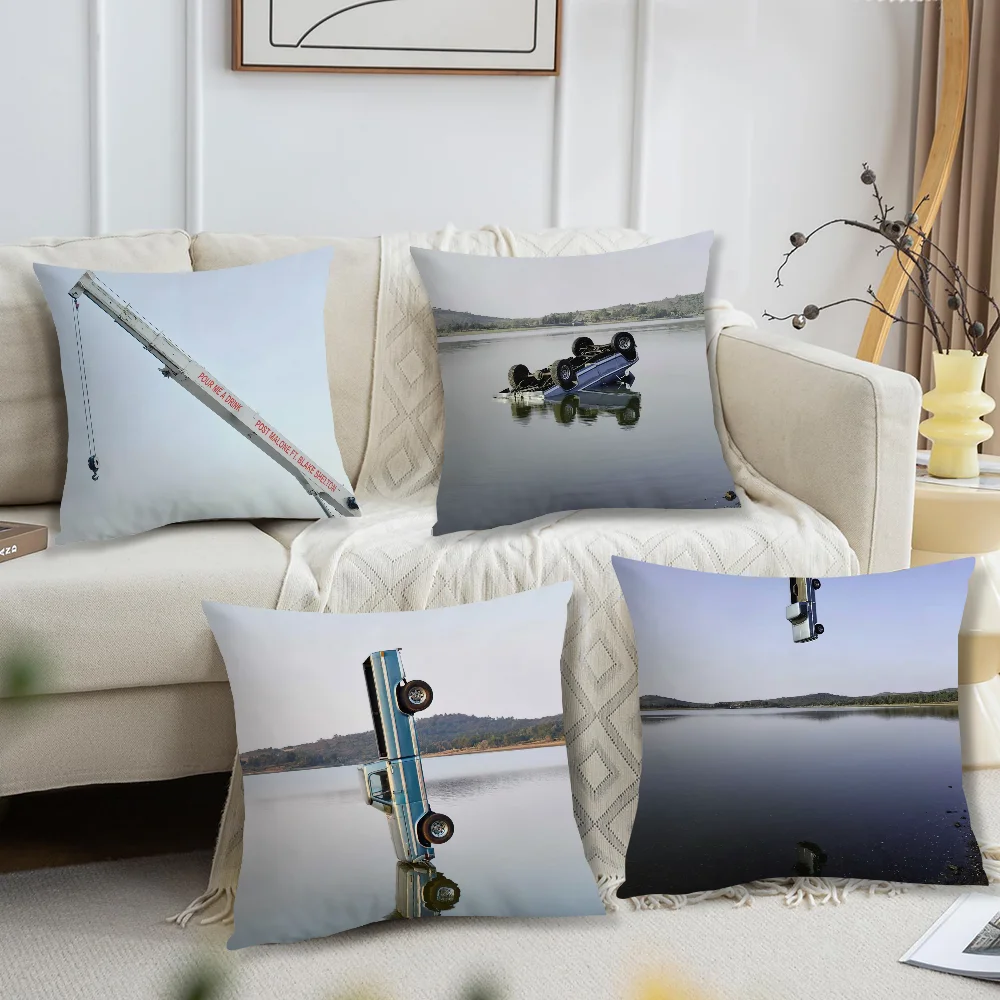 Signer F-1 T-Trillion Pillow Case Square Cushion Room Bedroom Headboard Sofa Living Backrest Car Accessories Nap Time