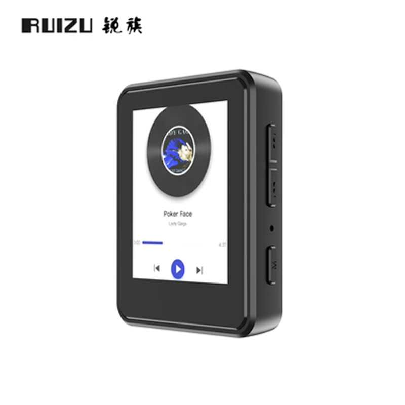 2022 Newest record player RUIZU MP3 Player With 1.8 Inch Screens FM E-Book Clock Data |
