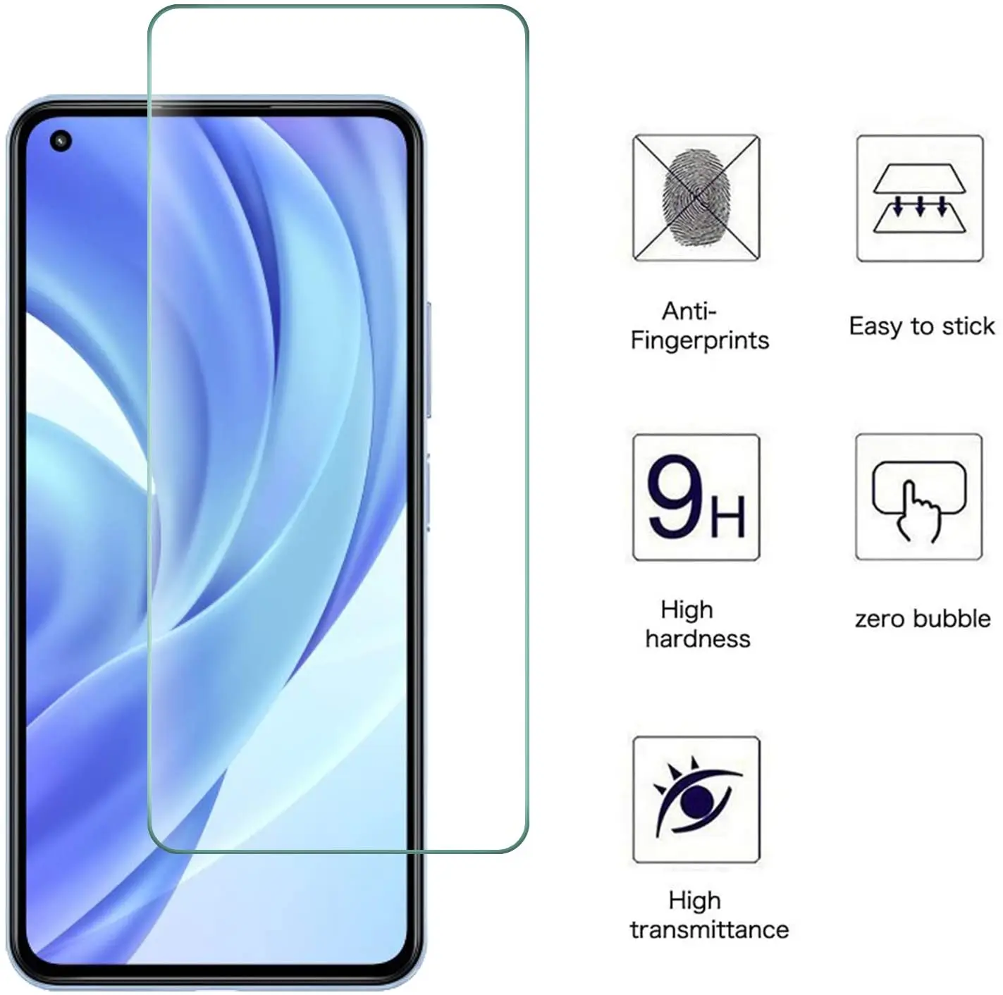 Защитное закаленное стекло для Xiaomi Mi 11 Lite 5G NE, защитная пленка на Mi11 11 lite Redmi Note 11 Global, пленка, не стекло