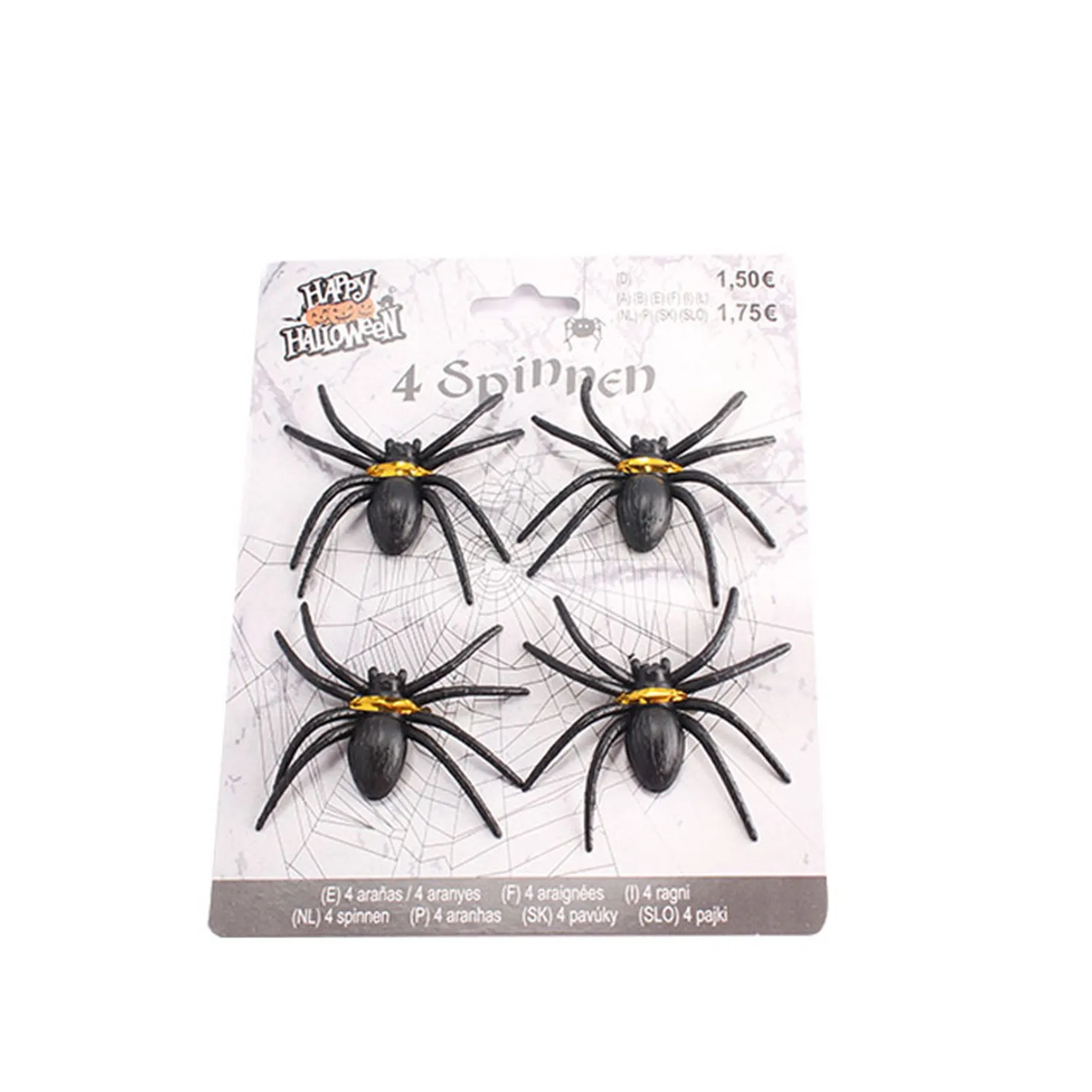 

4PCS Halloween Realistic Plastic Props Prank Prop Joke Toys For Halloween Decorations Christmas Ornaments Shatterproof Set