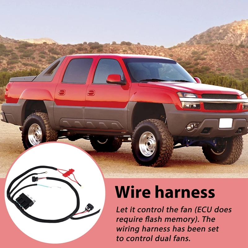 7L5533A226T обновленный электрический вентилятор жгут проводов управления ЭБУ для Chevy