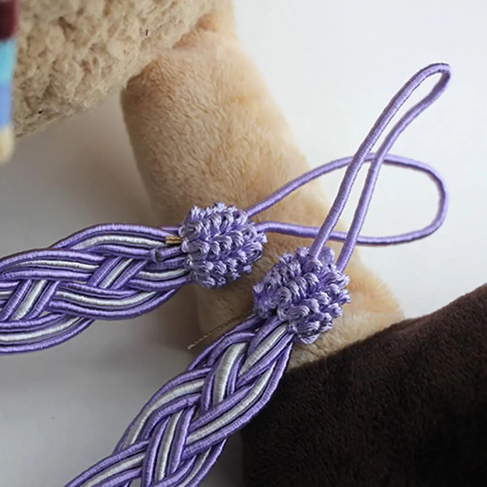 

Useful Drapery Tieback Eye-catching No Drilling Wear Resistant Curtain Tieback Curtain Holdback Curtain Tie Rope 1 Pair