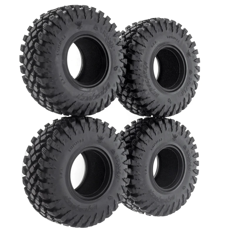

Шины для гусеничных машин Rock, резиновые шины 2,2 дюйма, шины мягкие 128 мм, шины с пеной для осевого Wraith SCX10 Jeep Wrangler TRX-4 2,2, колесо