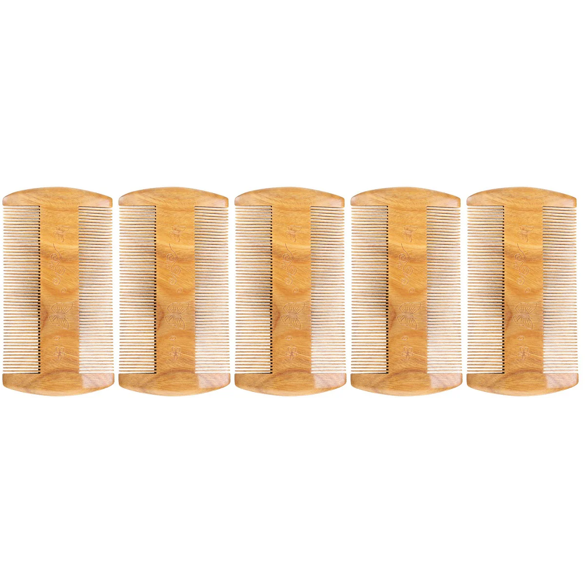 

5pcs Beard Comb Men Hair Comb Moustache Comb Teeth Beard Comb Grooming Comb