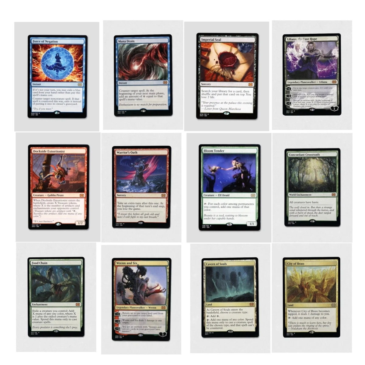 Double Masters 2x2 обычные TCG Волшебные карты Прокси-игра Высокое качество Прокси