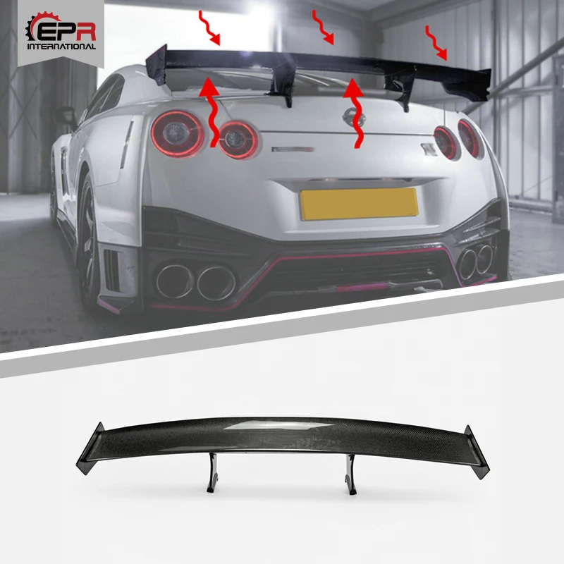 Автомобильный Стайлинг из углеродного волокна Nismo Ver2 стиль задний спойлер
