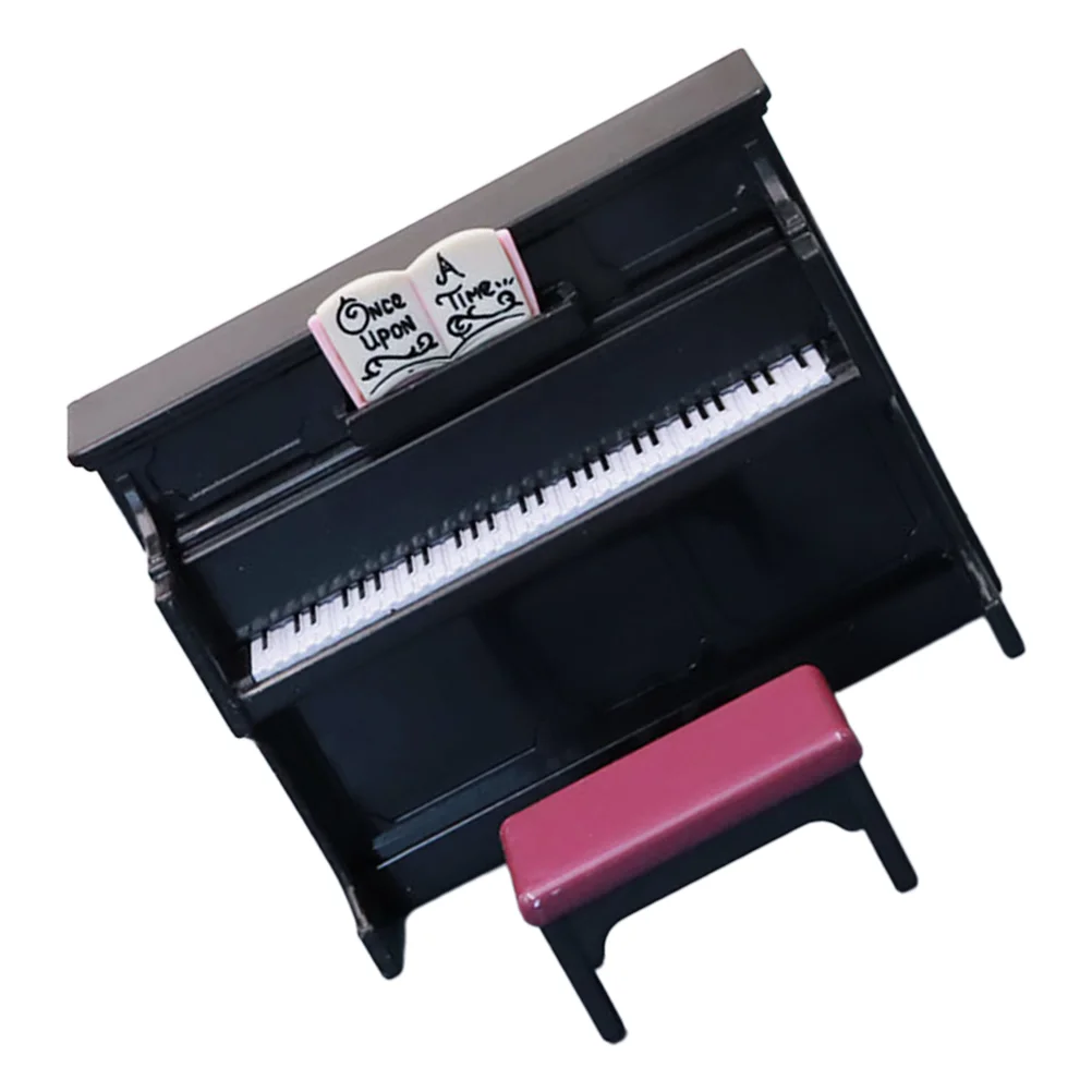 

Kids Furniture Miniature Piano Toy Diy Miniature Furniture Music Instrument Ornament Miniature Furniture