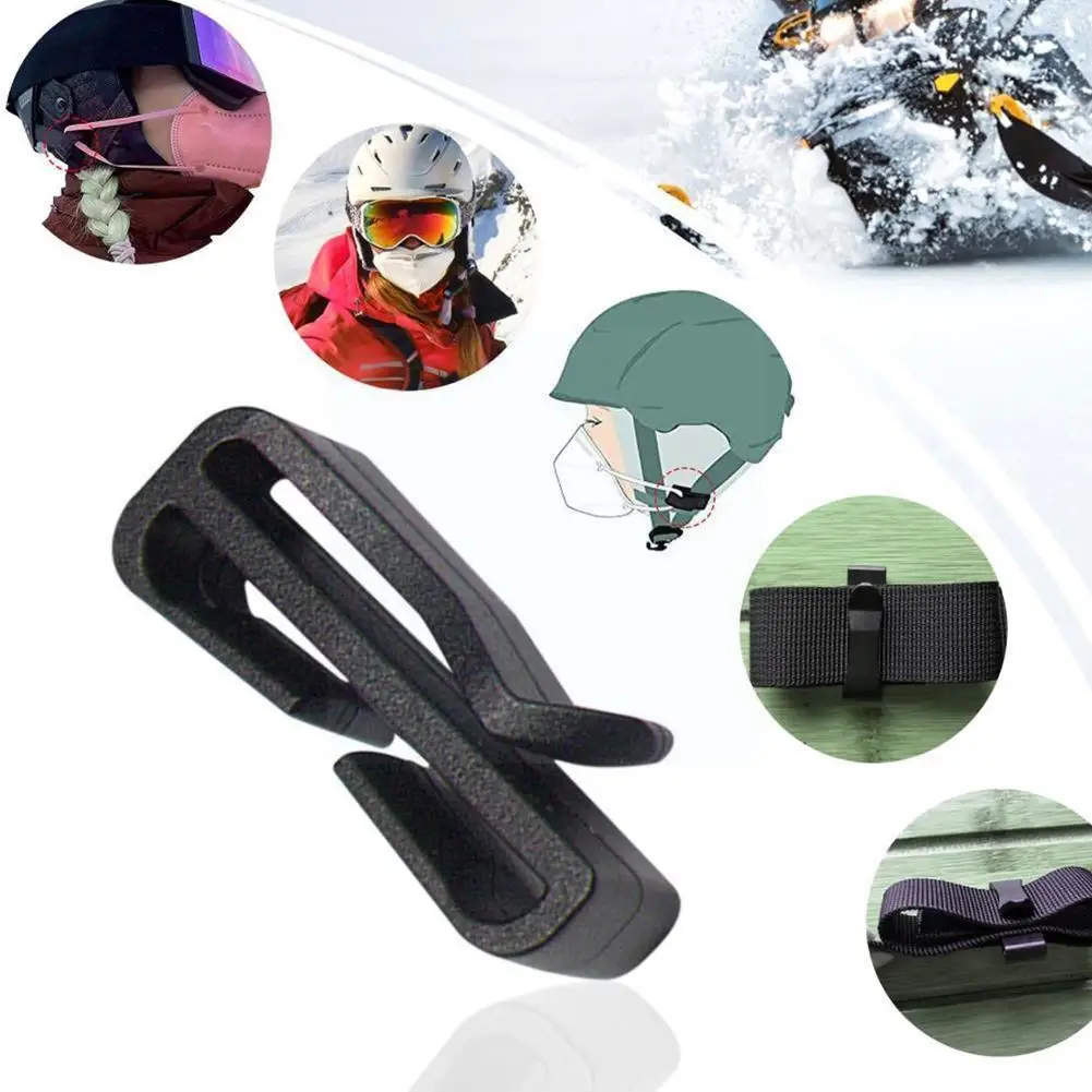 

10pcs Ski Helmet Holder Plastic Multipurpose Helmet Clip Easy Mounting For Outdoor Cycling Skiing Climbing Sports S8v9