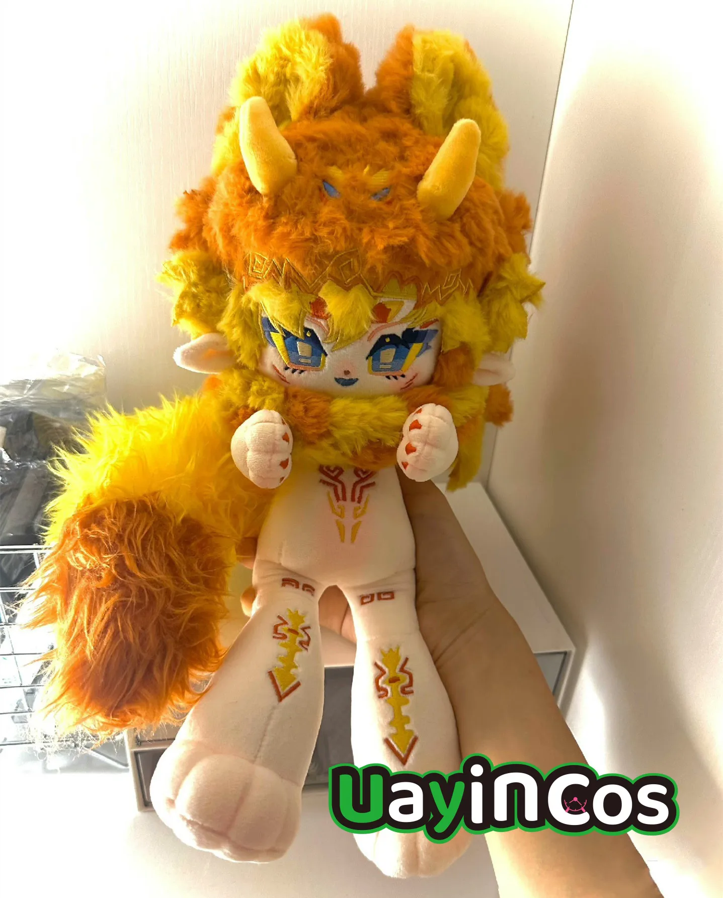 Плюшевый гудок для волос 30 см с длинными ногами