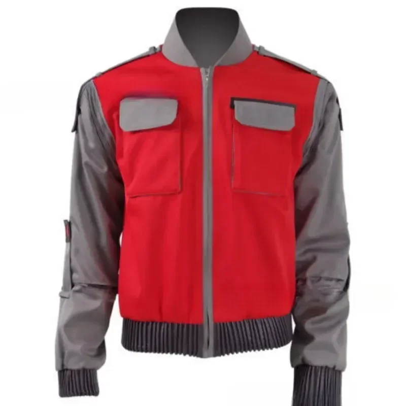 Костюм для косплея из фильма Назад в будущее оранжевая верхняя одежда пальто