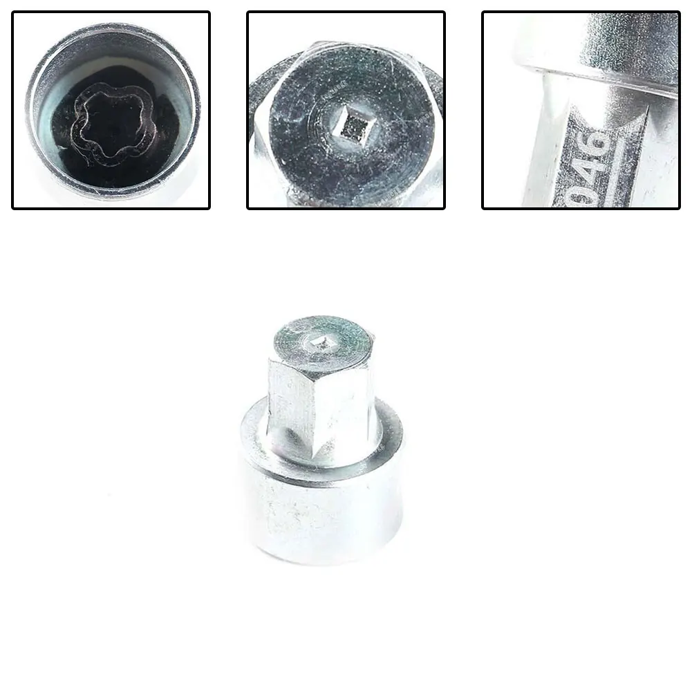 

1pcs New Style Tire Wheel Lock Anti-Theft Screw Lug Nut Bolt #46 Removal Key Socket For BMW F12 Auto Replacement Parts