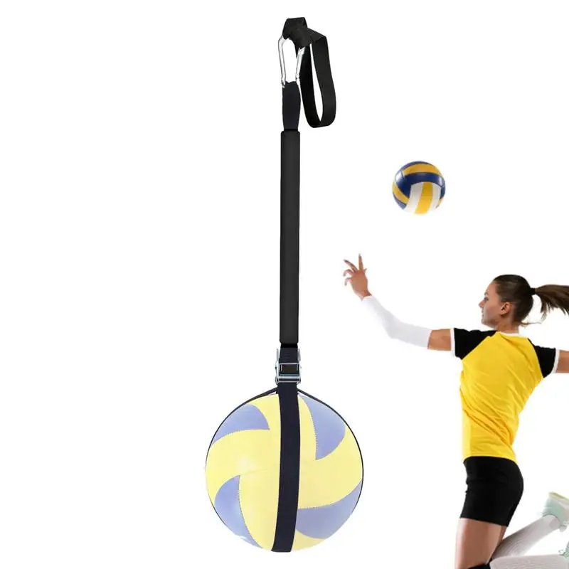 

Volleyball Block Training Equipment Elastic Volleyball Trainer For Serve Hitting Block Adjustable Strength Resistant Volleyball