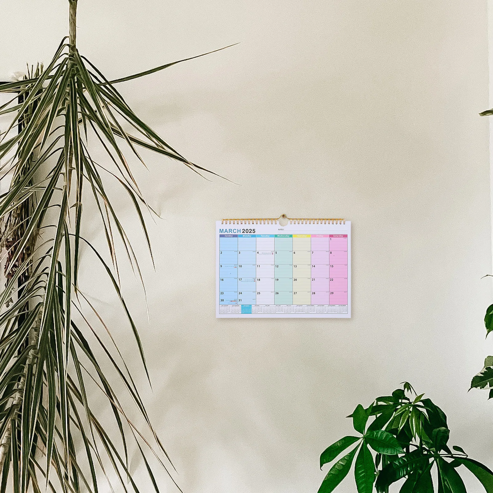 Настенный календарь на 2024-2025 годы холодильник канцелярские товары складной