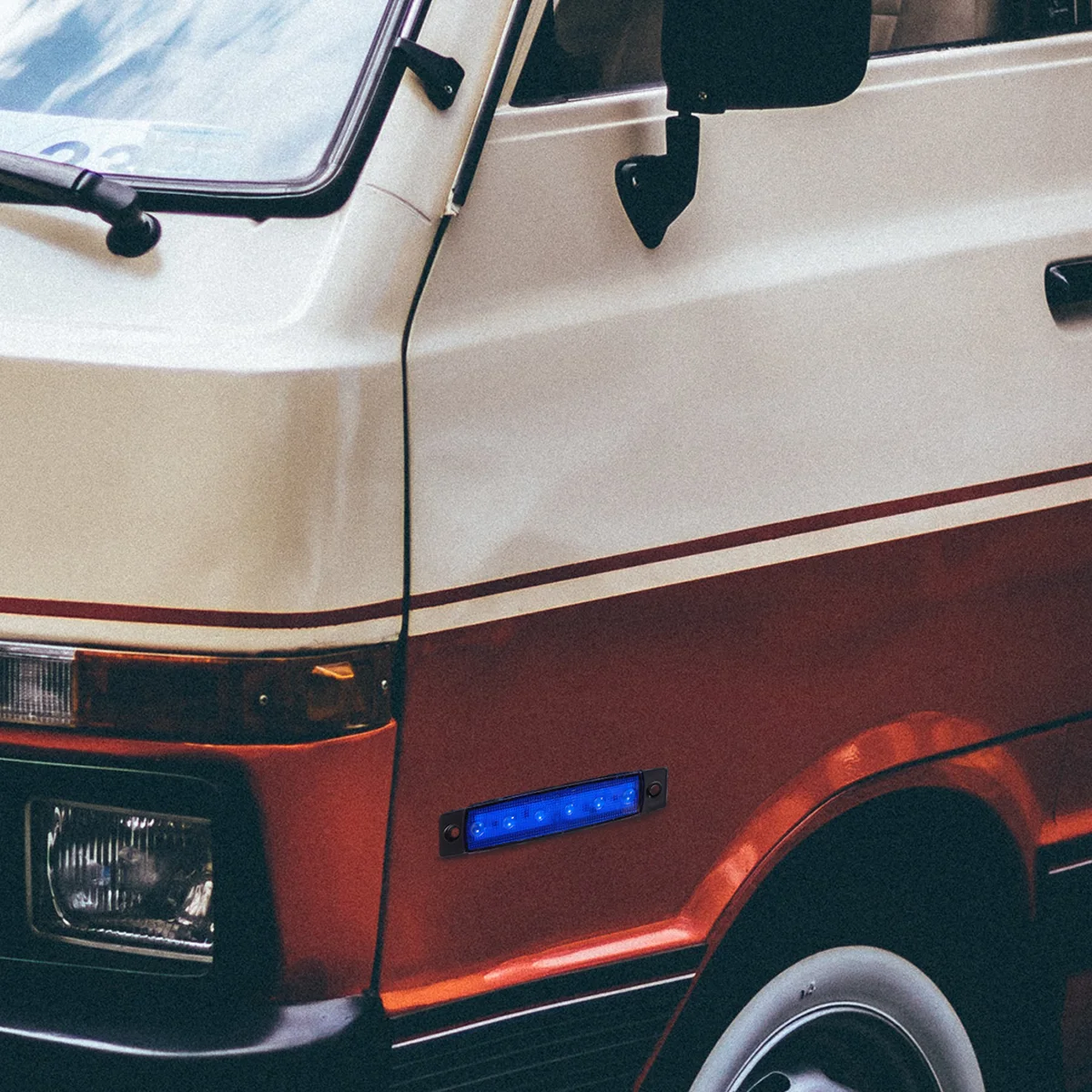 

10 Pcs Light Strip Boat Side Lights Automotive Bars Truck LED Plastic Turn Signal