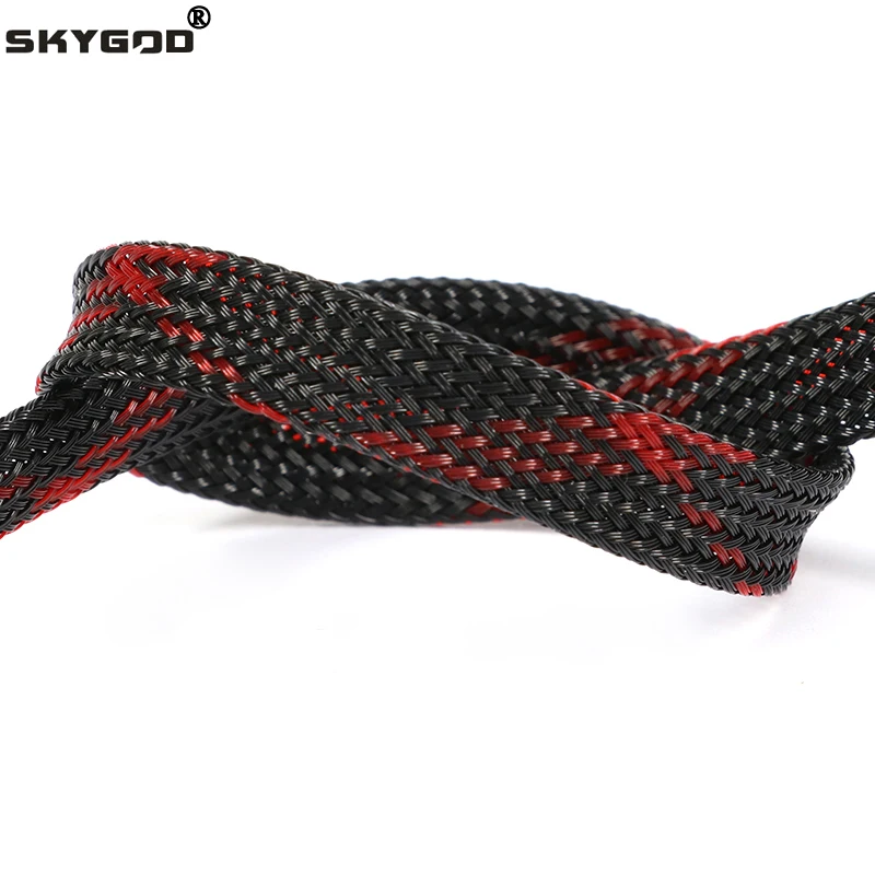 

Кабельный рукав ПЭТ черный-красный 2-30 мм