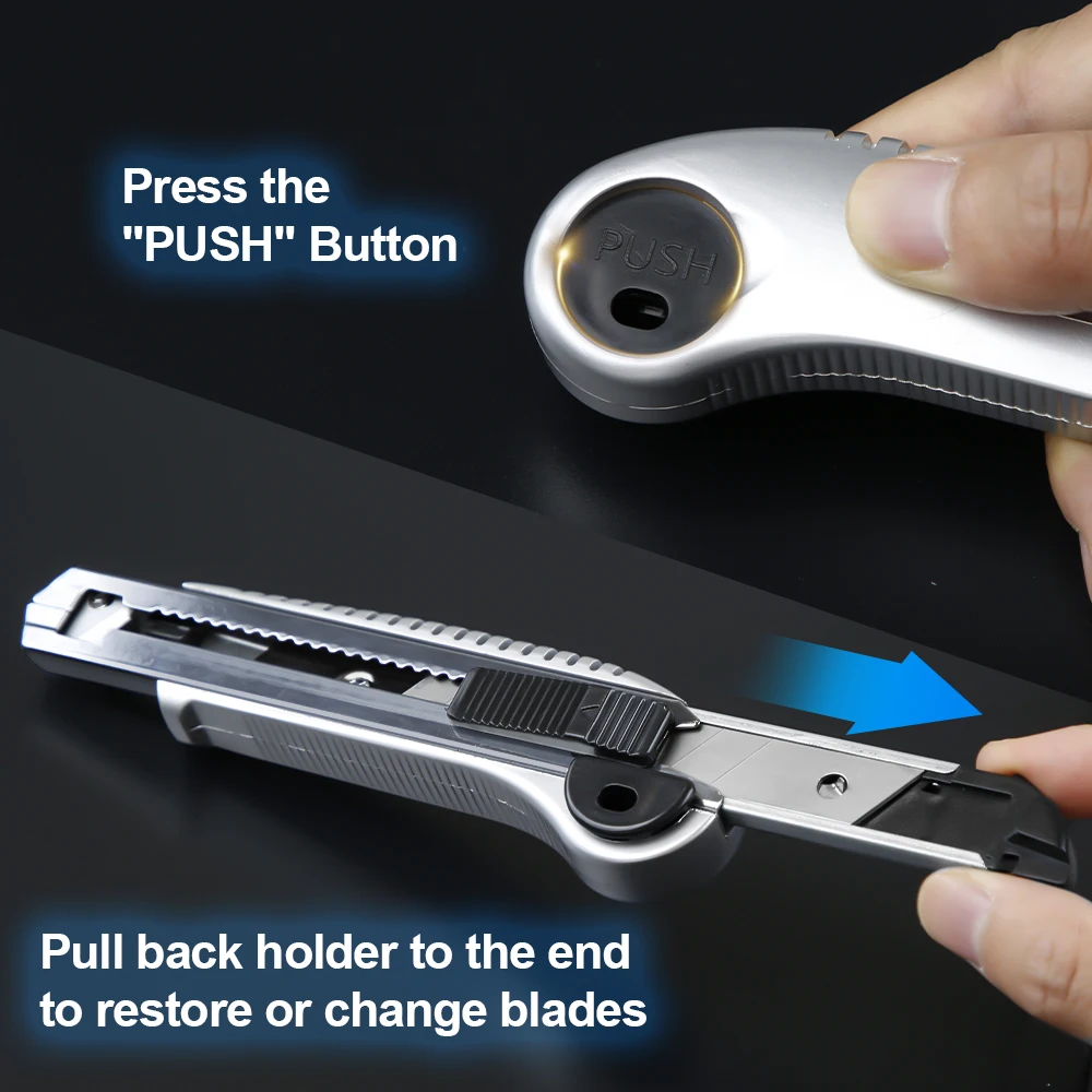 Универсальный нож промышленный сверхмощный резак лезвие 5 шт. хранилище толщина 0