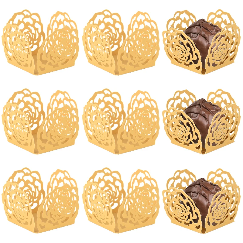 Бумажные коробки для конфет ZQNYCY  30/50 шт.