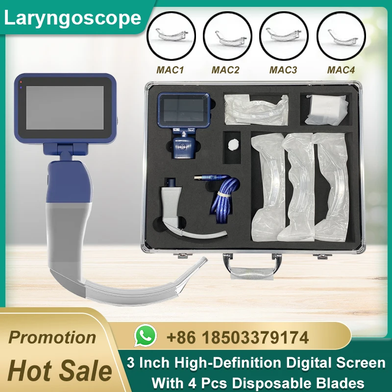 

Цифровой видеоларингоскоп 3 дюйма