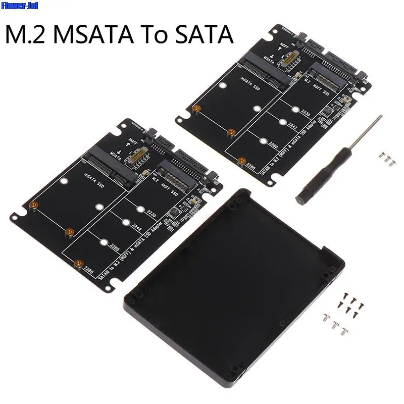 

SATA 60 Гбит/с к M2 NGFF SATA SSD MSATA SSD адаптер MSATA-SATA M.2 NGFF в SATA жесткий диск адаптер плата 1 комплект