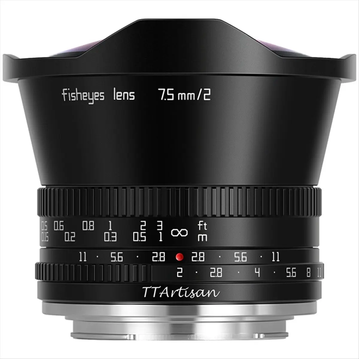 Фото Объектив N05R TTArtisan 7.5mm F2 APS-C Fisheye для камер, с широкой апертурой, компактный дизайн, для камер Panasonic Micro-Type №2