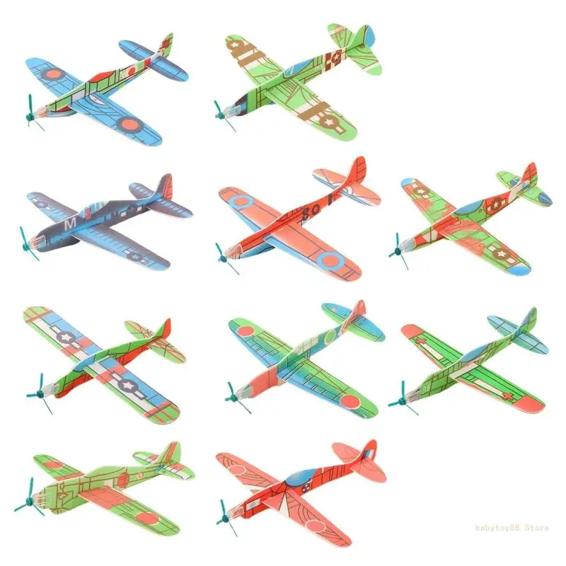 

Y4UD Handout Glider/Fighter for kids Foam Birthday Party Favor Plane Toy Kits Prize Reward Children's Day Gift