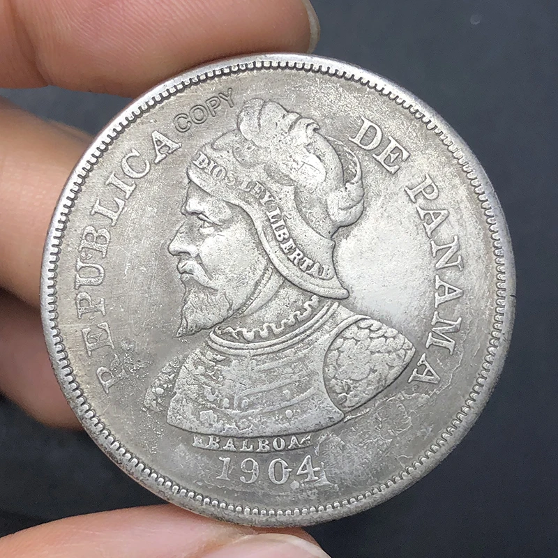 1904 Самурай 5 оценок вызов Панама оригинальная коллекция памятная монета КОПИЯ