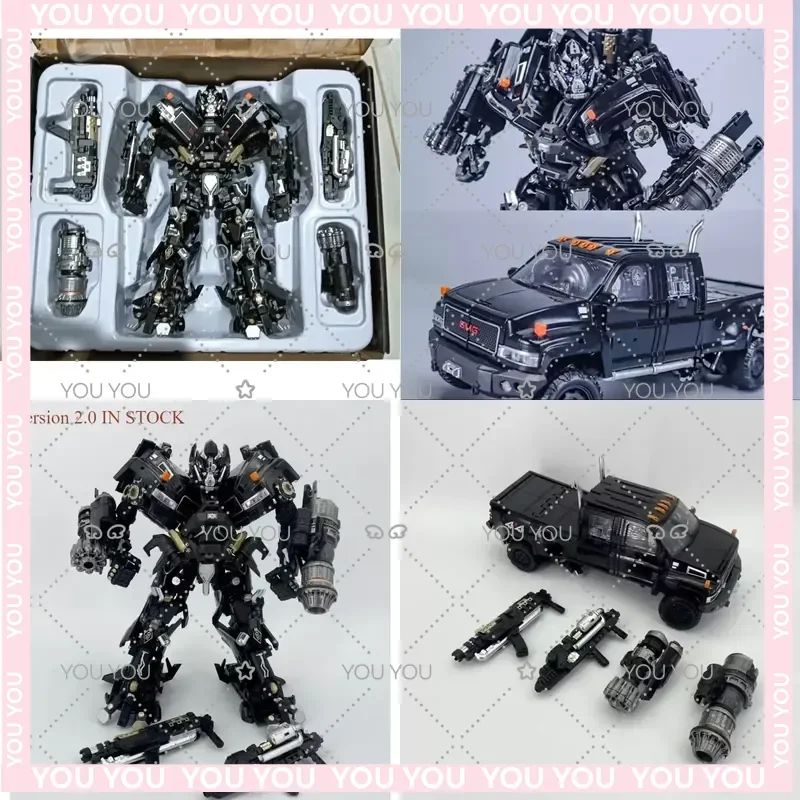 Фото Металлический корпус WJ WEIJIANG Version 2.0 Transformation Black Apple M06 MPM06 M-06 Ironhide увеличенного размера для Apple Watch №1