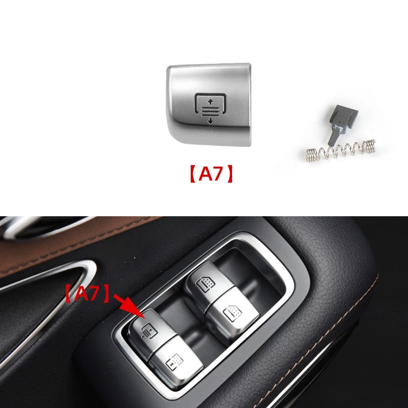 Фото 4-дверный седанный переключатель стеклоподъемника 2059056800 для Mercedes Benz W205 W253 W213 W222 C E Class GLC №2