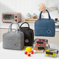portable child lunch bag handbags insulated canvas cooler bags thermal organizer girl kids food picnic pack for women tote work
