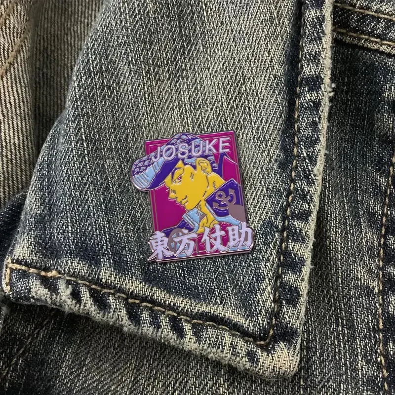 Значок из японского классического аниме приключения с героями мультфильмов