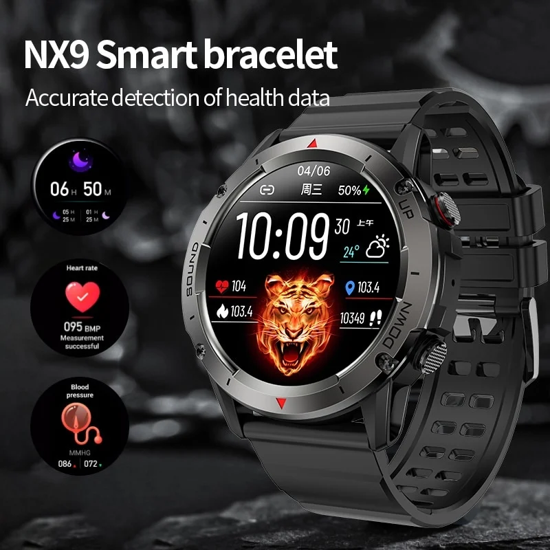 

2023 New NX9 Smart BT Watch Men Women HD Full Touch Bracelet Fitness Pulsemeter Tracker Sports Watch Waterproof Smartwatch Best