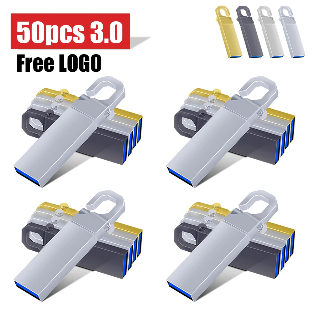 

Флеш-накопитель Usb 128 металлический, 64/32/16/3,0 Гб, 50 шт./партия