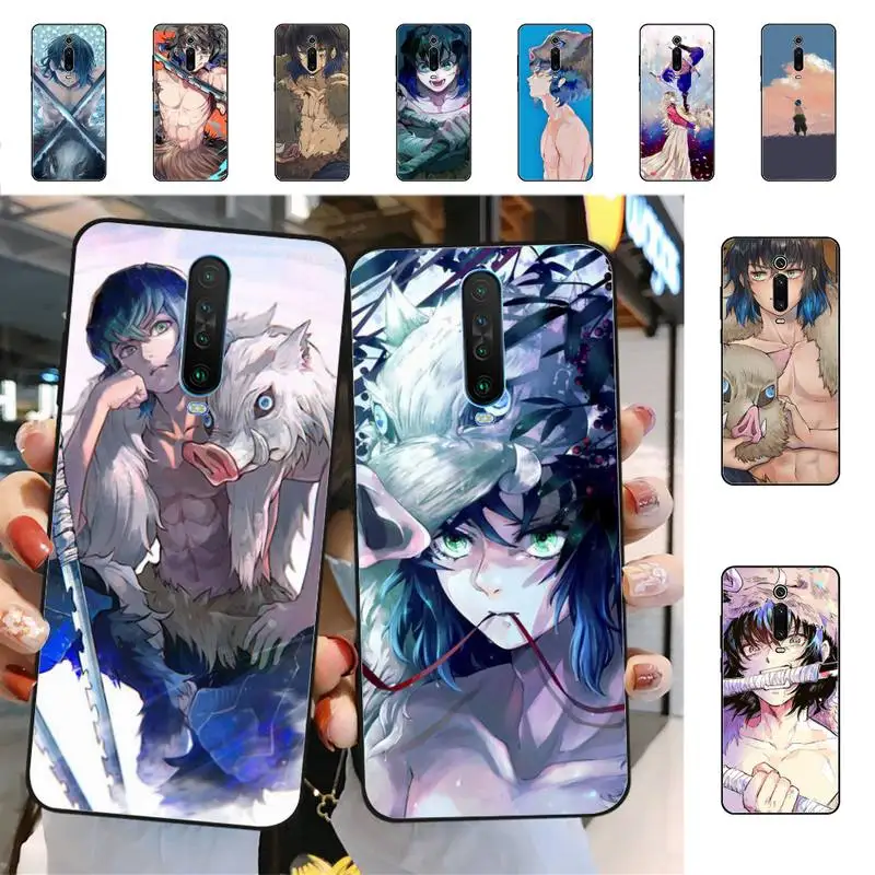 

BANDAI Demon Slayer Inosuke Phone Case for Redmi 5 6 7 8 9 A 5plus K20 4X S2 GO 6 K30 pro