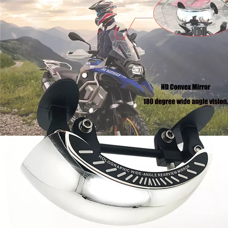 

For BMW R1200GS LC R1250GS F900R F850GS F800GS S1000XR G310GS Motorcycle 180 Degree Safety Rearview Mirror Give Full Rear View