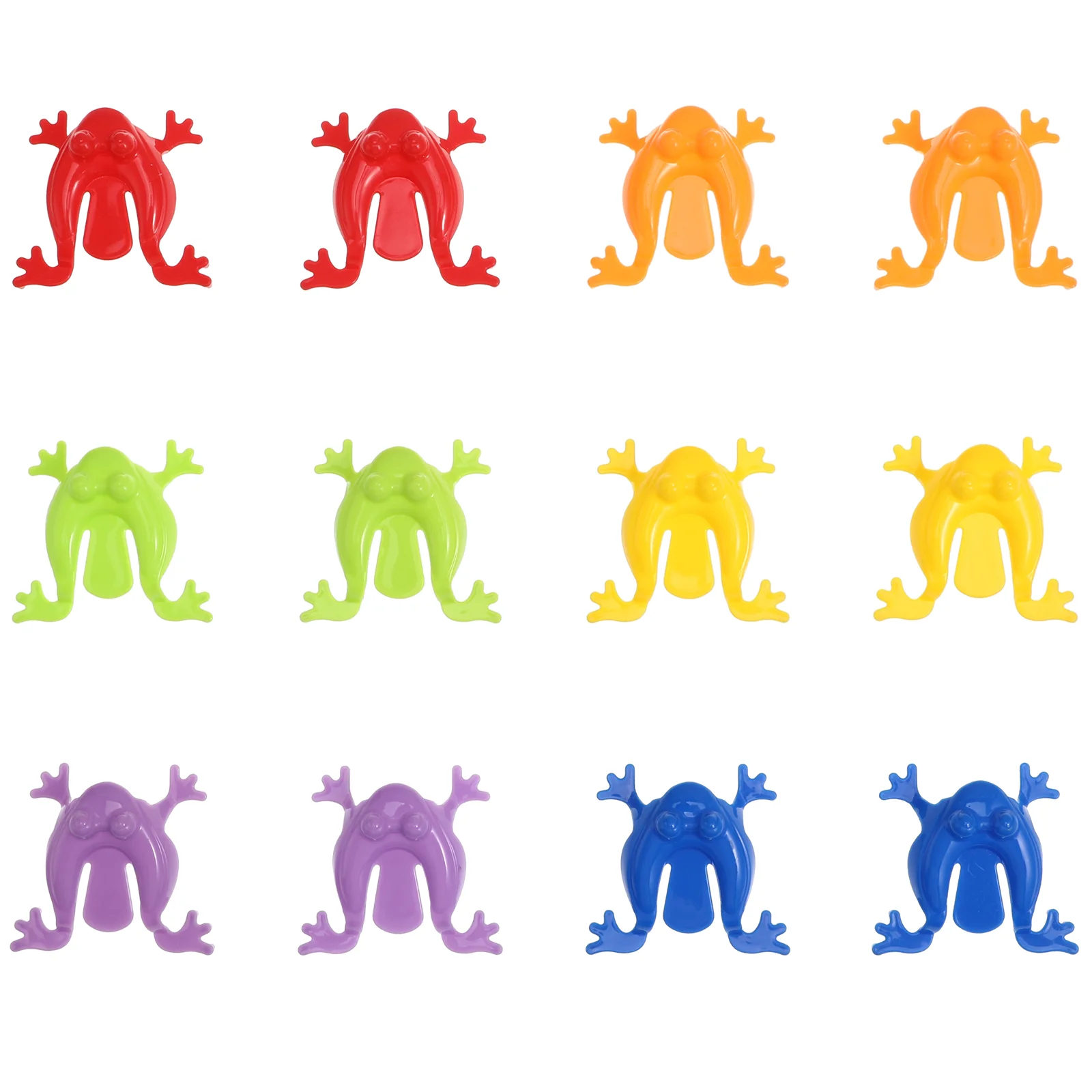 

24pcs Jumping Frogs Jumping Bouncing Toys Spring Wind Toys for Kids ( )