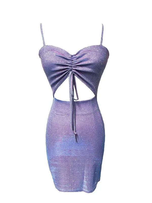 Женское платье на завязках с принтом градиентного цвета