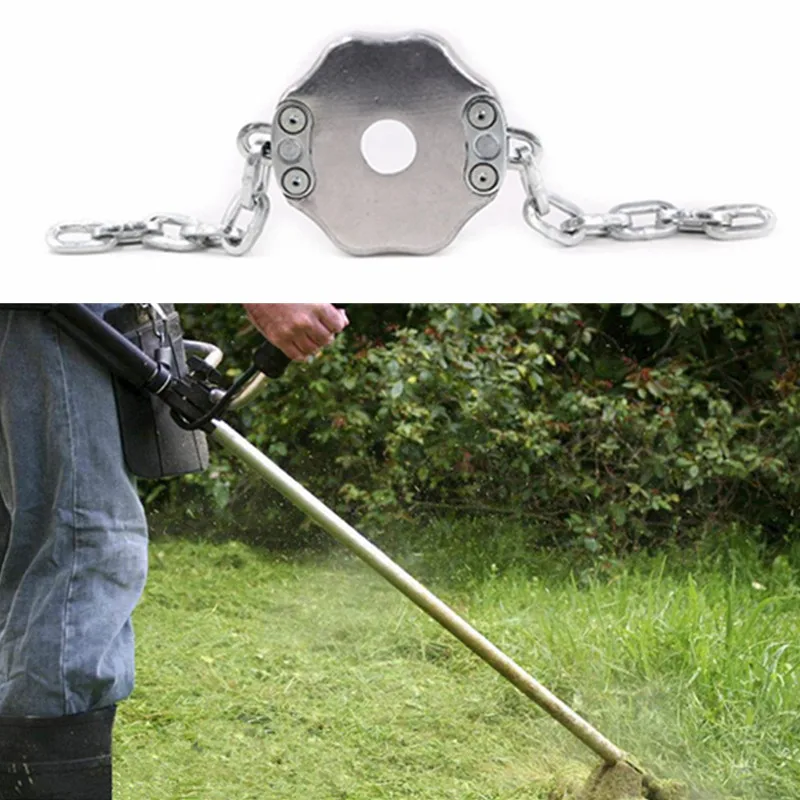 

Universal Weed Eater Head Upgrade Mower Tool Cardless Chain Trimmer Head for Yard Flowerbeds Outside Mower Tool Accessories