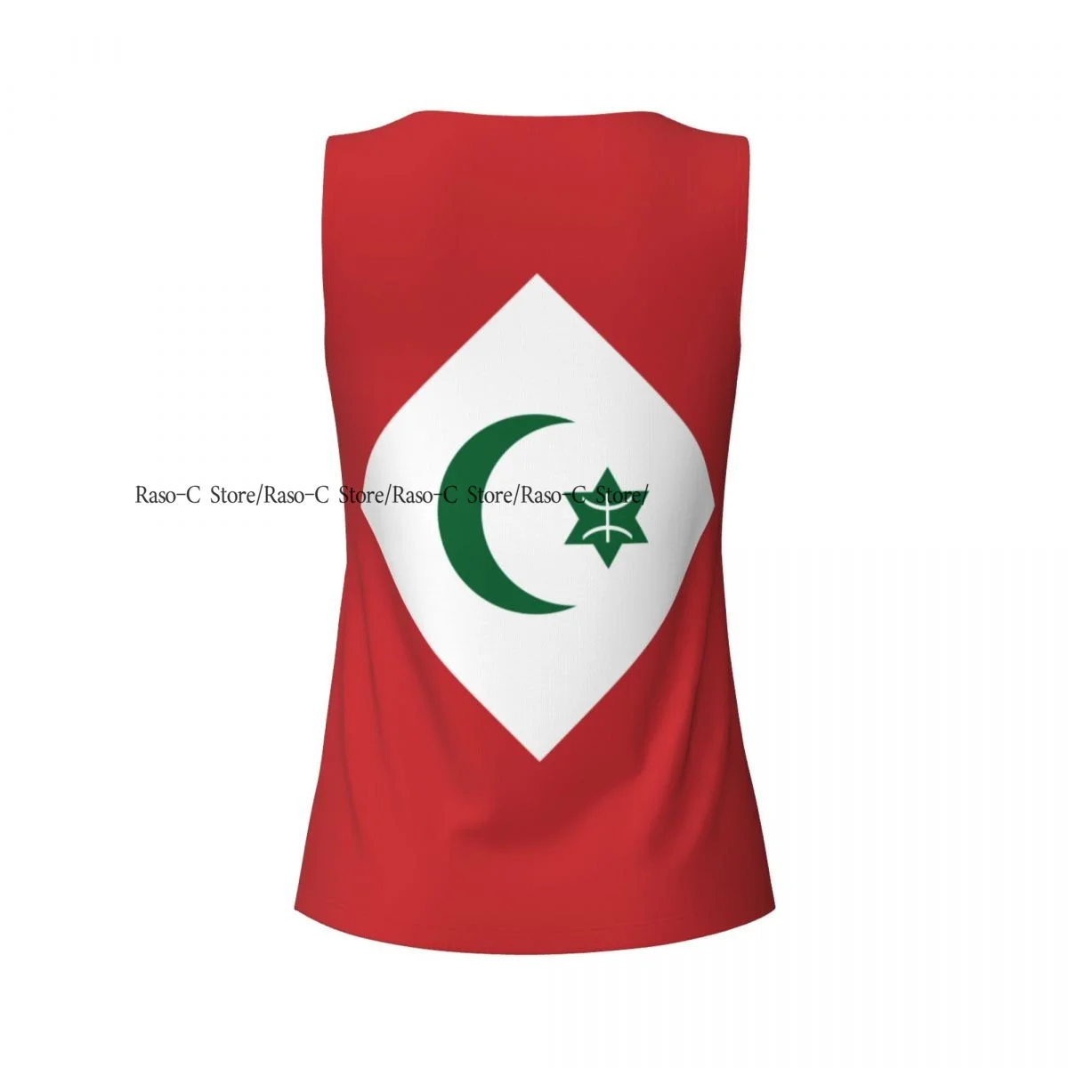 Женский повседневный спортивный жилет для йоги Rif Amazigh People с флагом