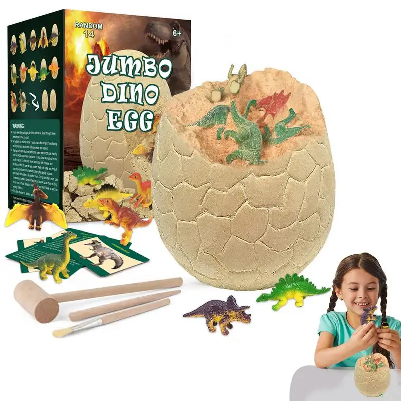 Dinosaur Eggs Excavation Kit Dinosaur Eggs Excavation Science Experiments Kits For Kids Funny Dinosaur Digging Toy For 3-12