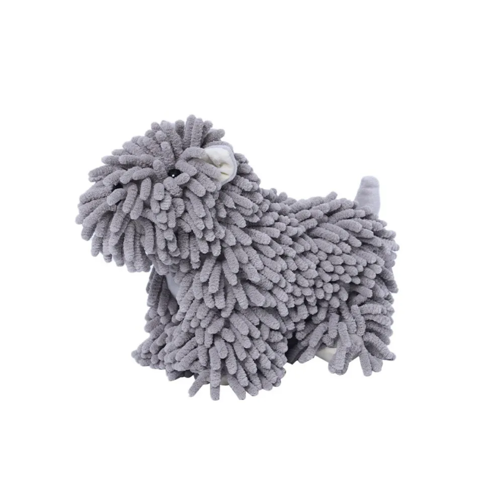 

Cartoon Chenille Hand-Wiping Doll Multifunctional Super Absorbent Plush Toy Thickened Animal Shape Kitchen Hand Towel Bathroom