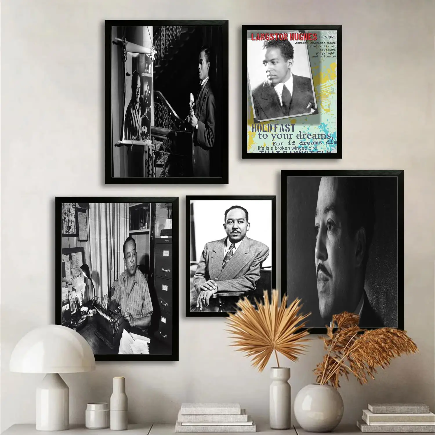 Langston Hughes холст художественный постер настенная живопись печать современные