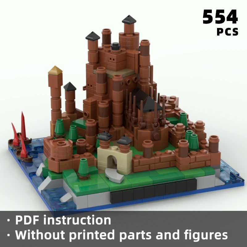 Конструктор с изображением дракона из фильма Замок