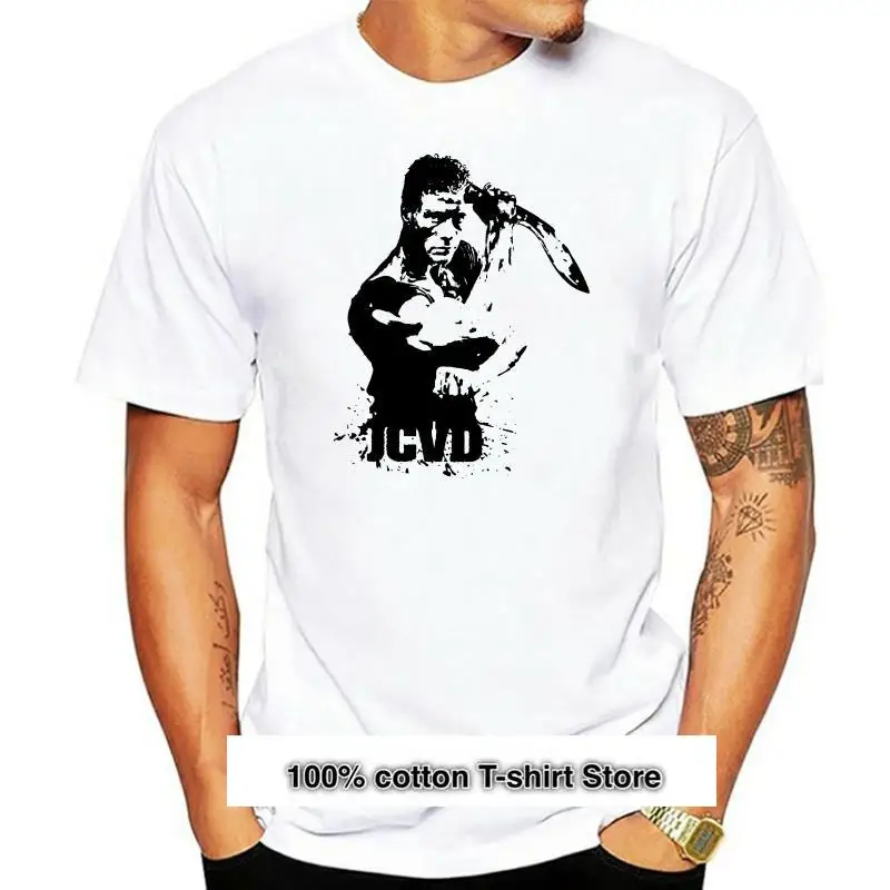 

Белая рубашка из Жан-Клода Ван Дамме jcvd, талия для мужчин и детей