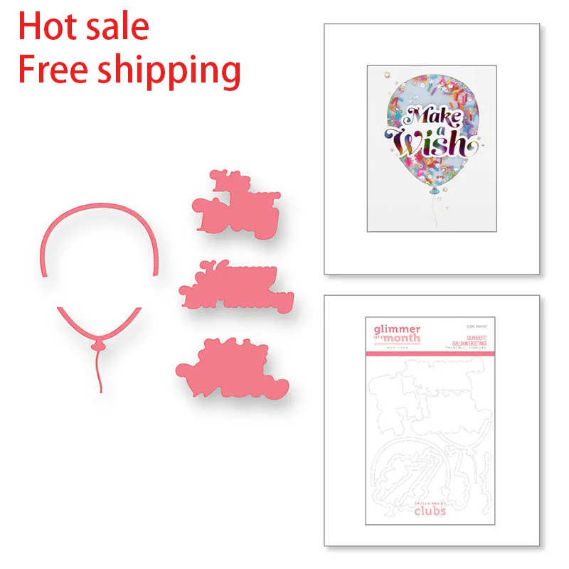 

Balloon Letter 2023 New Metal Cutting Dies Diy Scrapbooking Card Stencil Paper Cards Handmade Album