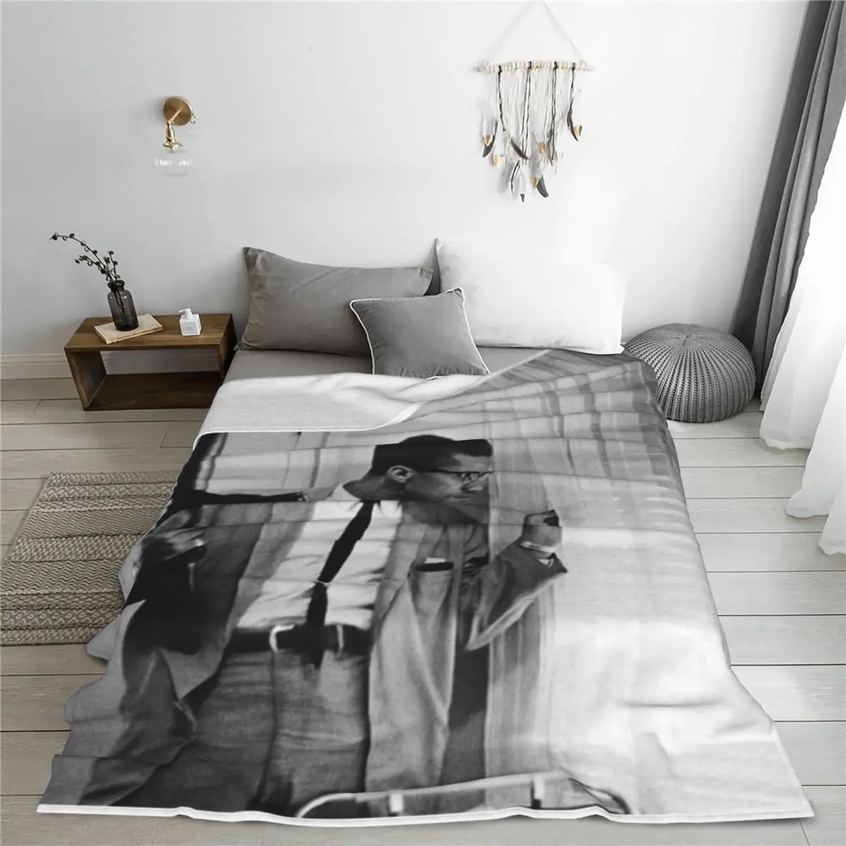 Одеяло Malcolm с пистолетом покрывало на кровать одеяло для пикника пушистые мягкие