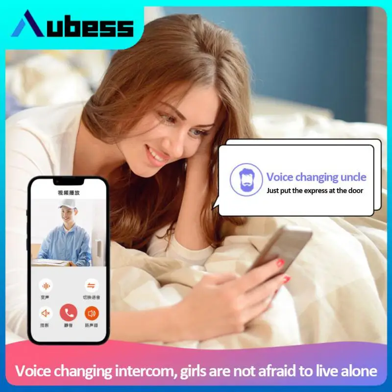 

Наружный Видеозвонок Tuya с камерой в режиме реального времени, 1080p, Wi-Fi, умный дверной Звонок