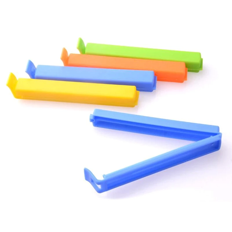 

15Pcs/lot Portable New Kitchen Storage Food Snack Seal Sealing Bag Clips Sealer Clamp Plastic Tool